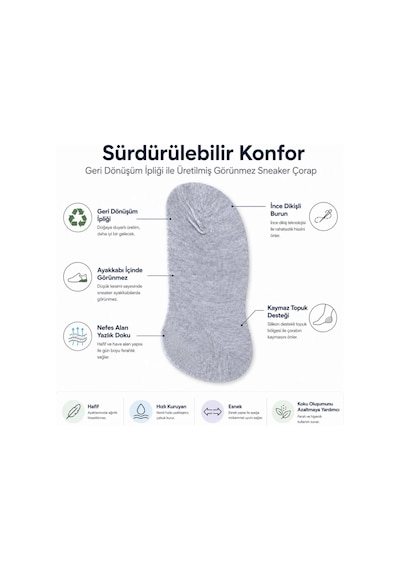 Elitse Erkek Geri Dönüşüm İplikli 12 Li Görünmez Sneaker Çorap, İnce Dikişli, Nefes Alan Yazlık Babet Çorabı, Kaymaz Topuklu Siyah Gri Beyaz Çok Renkli 12'li Elitse Erkek Geri Dönüşüm İplikli 12 Li Görünmez Sneaker Çorap, İnce Dikişli, Nefes Alan Yazlık Babet Çorabı, Kaymaz Topuklu Siyah Gri Beyaz Çok Renkli 12'li