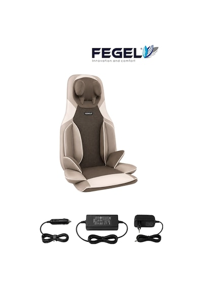 Fegel FG-C43 Shiatsu Isıtmalı Hava Basınçlı Taşınabilir Araç ve Ev Tipi Masaj Koltuğu