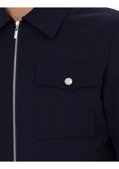 Pierre Cardin Lacivert Regular Fit Fermuarlı Ceket 50287493-vr033