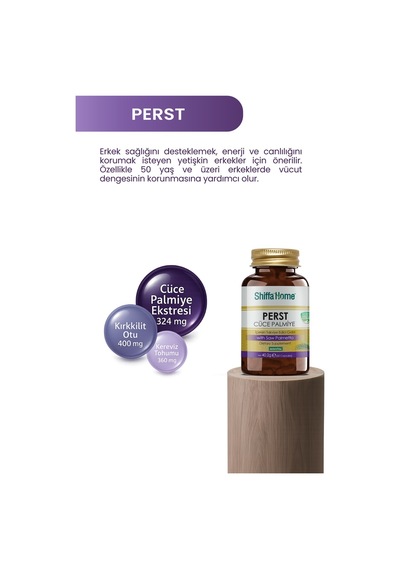 Aksu Vital Shiffa Home ﻿Perst Cüce Palmiye 60 Kapsül
