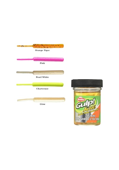Berkley Gulp Alive Baby Sardine 4cm Lrf Silikonu Chartreuse