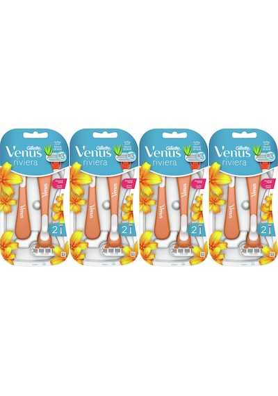 Gillette Venus Riviera Kullan At Kadın Tıraş Bıçağı 4 x 2'li
