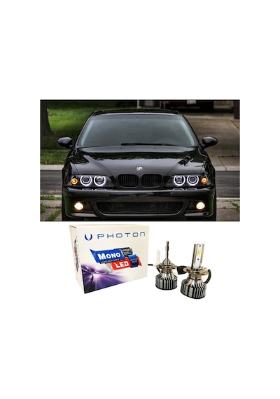 Bmw E39 Led Xenon Uzun Far Ampulü H7 Mono Yeni Seri Beyaz 2000-2004