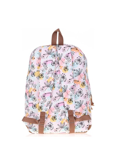 Kaukko Safari Sırt Çantası Black Flowers K1449