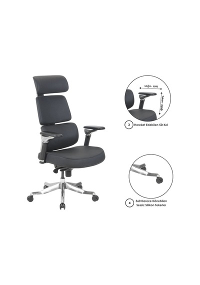 Casella Zopo Döşemeli Yönetici Koltuğu Ofi S Koltuğu Ergonomik, Şık Ve Fonksiyonel Siyah - Suni Deri Casella Zopo Döşemeli Yönetici Koltuğu Ofi S Koltuğu Ergonomik, Şık Ve Fonksiyonel Siyah - Suni Deri