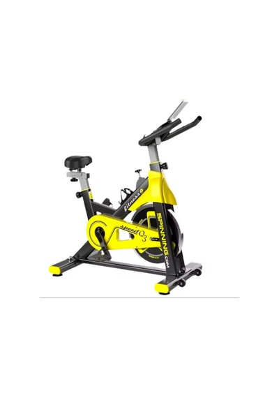 Kondisyon Bisikleti Spor Koşu Egzersiz Bisikleti Spin Bike Dikey Ev Bisikleti Q3 Sarı Tek Ebat Genel