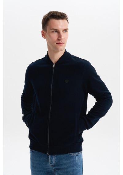 AR-MA Arma Erkek Slim Fit Selanik Kumaş Tam Fermuar Fleto Cepli Kapüşonsuz Kolej Yaka Sweatshirt K30324698302 Lacivert AR-MA Arma Erkek Slim Fit Selanik Kumaş Tam Fermuar Fleto Cepli Kapüşonsuz Kolej Yaka Sweatshirt K30324698302 Lacivert
