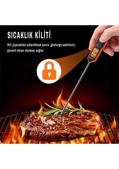 ThermoPro TP01H Işıklı Daldırma/Saplama Gıda Pişirme Termometresi - T07595