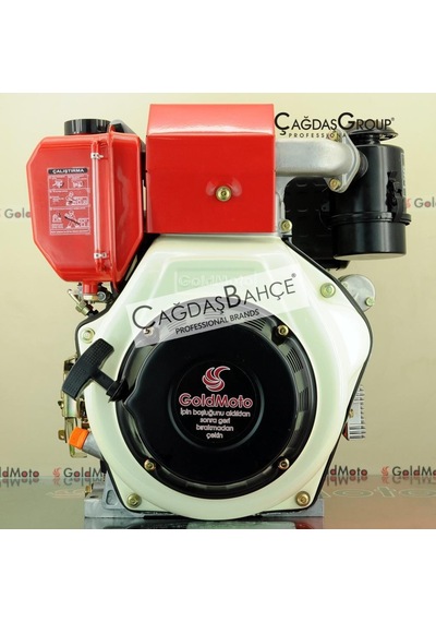 Goldmoto Gm186Faen-G7 Dizel Motor 10 Hp Marşlı Krank Mili Konik