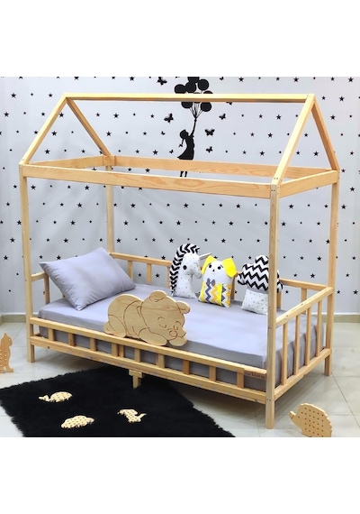 Markaawm Markaawm Çocuk Karyola Doğal Çam Montessori Yatak Bebek Beşiği Akçaağaç Markaawm Markaawm Çocuk Karyola Doğal Çam Montessori Yatak Bebek Beşiği Akçaağaç