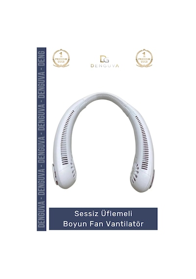 Boyunfanı Şarjlı Taşınabilir Mini Usb Sessiz Fan Güçlü Motorlu Giyilebilir Şık Üflemeli Boyun Vantil