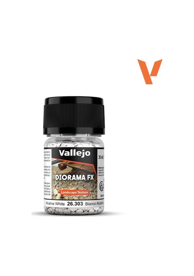Vallejo 26303 60 Gr. Alkaline White, 2.0 - 5.0 Mm. Taneli Yüzey Dokusu-58281