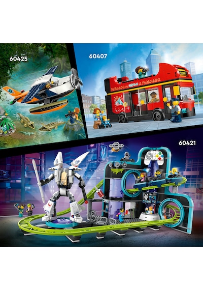 LEGO® 60408 Spor Arabalı Araç Taşıma Kamyonu 998 Parça