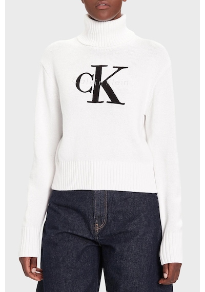Calvin Klein Bayan Kazak Lv047d354g Yaa Beyaz Beyaz