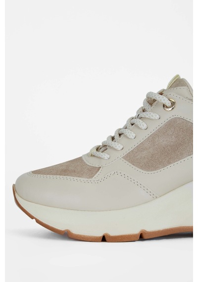 Tamer Tanca Kadın Vegan Bej Sneakers & Spor Ayakkabı 936 62158 Bn Ayk Sk23/24 Bej Kmbn Bej