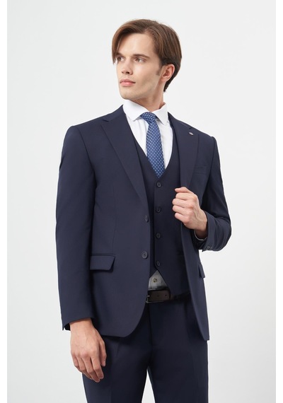 İmza Lacivert Mono Yaka Yelekli 6 Drop Slim Fit Dar Kesim Basic Takim Elbise 1001245386 Lacivert İmza Lacivert Mono Yaka Yelekli 6 Drop Slim Fit Dar Kesim Basic Takim Elbise 1001245386 Lacivert