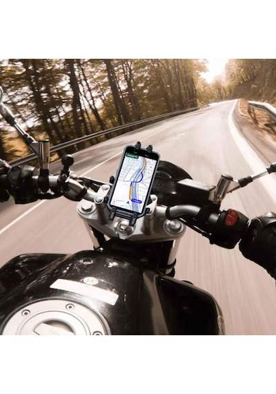 Knmaster Tt-860 Titreşim Engelleyicili Tüm Motosikletlere Uyumlu Telefon Tutucu