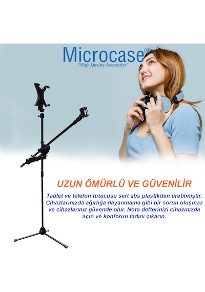 7in1 Set Mikrofontablet Ve Telefon Tutuculu Mikrofon Stand Al4533