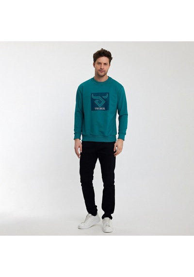 Twobull OSLO Erkek  Petrol Sweatshirt