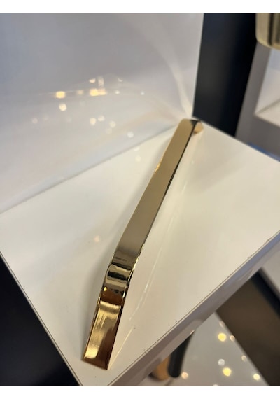 Şahin Metal Kulp 192mm Altın Dolap Kapak Modern Tv Ünite Çekmece Mobilya Komidin Vestiyer Altın