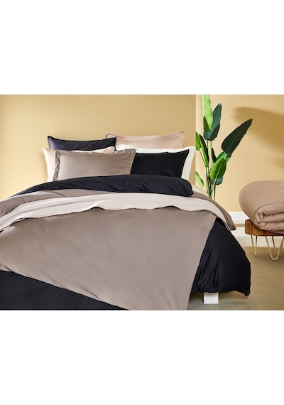 Linens Mix&Match Saten Volanlı Yastık Kılıfı Seti Taş
