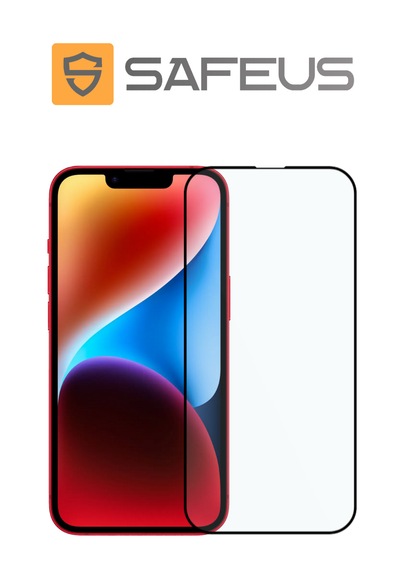Safeus Tam Kaplayan Parmak İzi Bırakmayan Safir Ekran Koruyucu Cam , Apple Uyumlu iPhone 14 İle