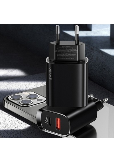 Usams Us-Cc121 T35 20W Qc3.0 + Pd3.0 Apple Uyumlu iPhone Için Hızlı Şarj Başlı (485123209)