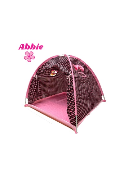 Abbie Eko Puantiyeli Oyun Çadırı Bzi Pembe