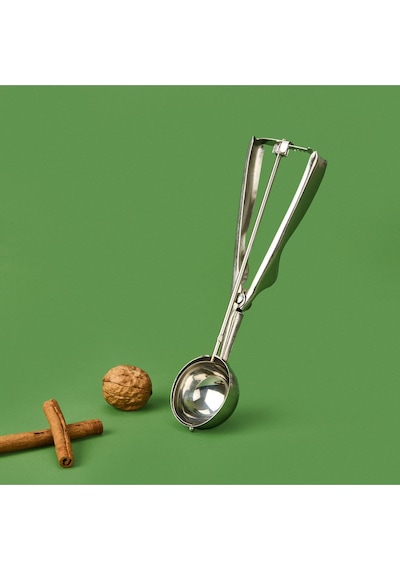 Mien Dondurma Kaşığı Metal Mien-1234 Gri - Gümüş