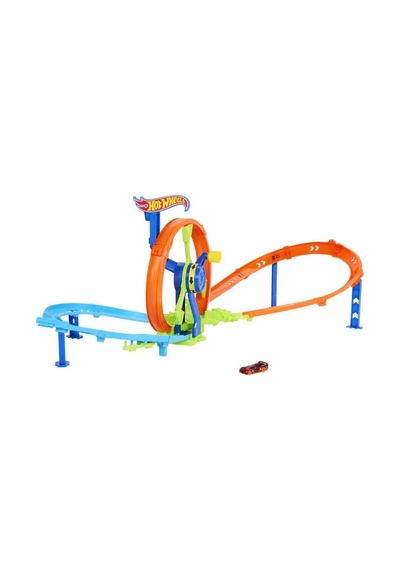 Stunt Tracks Rapid Launch Loop Oyun Seti Turuncu