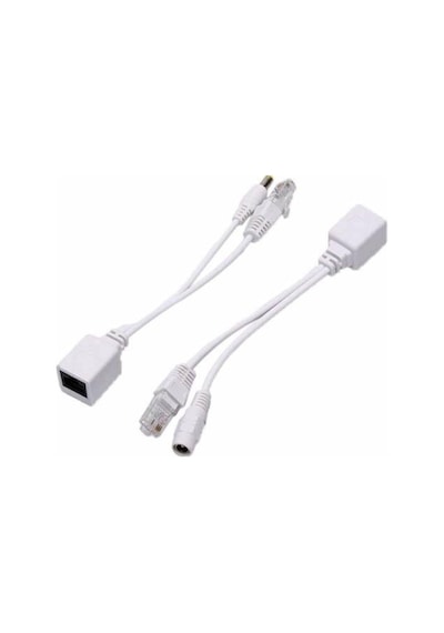 Pasif Poe Enjektör Adaptör Seti Rj45 Ethernet Üzerinden Güç Ve Veri Aktarımı Ip Kamera Ve A