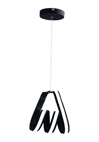 Mina Tekli Siyah Led Sarkıt Avize,3 Renk Yanabilen Modern Avize,salon Led Avize