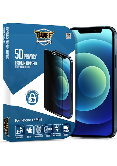 Buff Apple Uyumlu iPhone 12 Mini 5D Privacy Ekran Koruyucu (474126690) Buff Apple Uyumlu iPhone 12 Mini 5D Privacy Ekran Koruyucu (474126690)