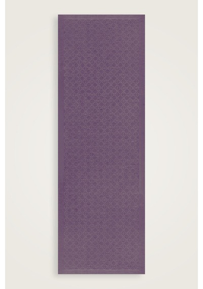 İmannooor İman I Kafes Gri-lila Tencel Pamuk İpek Şal 70x200