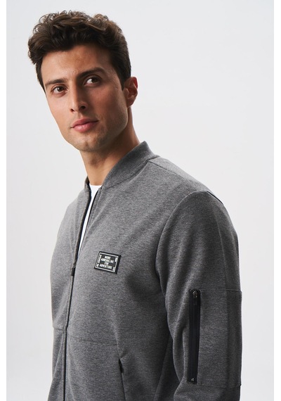 AR-MA Arma Erkek Slim Fit Scuba Su Geçirmeyen Kumaş Basic Kol Cepli Tam Fermuar Kolej Yaka Sweatshirt K28324988301 Gri-g10 Gri AR-MA Arma Erkek Slim Fit Scuba Su Geçirmeyen Kumaş Basic Kol Cepli Tam Fermuar Kolej Yaka Sweatshirt K28324988301 Gri-g10 Gri