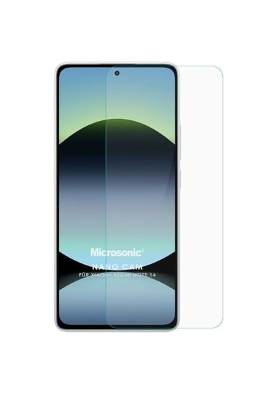 Xiaomi Redmi Note 14 Nano Glass Cam Ekran Koruyucu Redmi Note 14 İle Uyumlu Ekran Koruyucu - Şeffaf