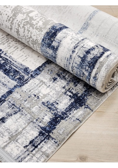 Artemis Murano 09161b Gri Lacivert Halı 160x230 Ölçü Gri