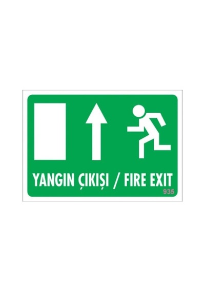 Pvc Levha Quot;Yangın Çıkışıquot; 17,5*25 Cm (473370437)