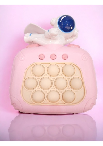Elektronik Popit, Quick Push Konsol Uçan Astronot Model Pembe