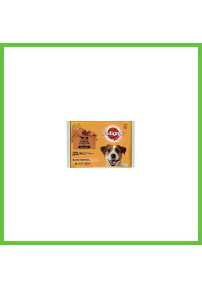 Pedigree Pouch Sığır Etli Kuzulu Ve Hindili Yetişkin Köpek Konservesi 4x100 Gr Dmc