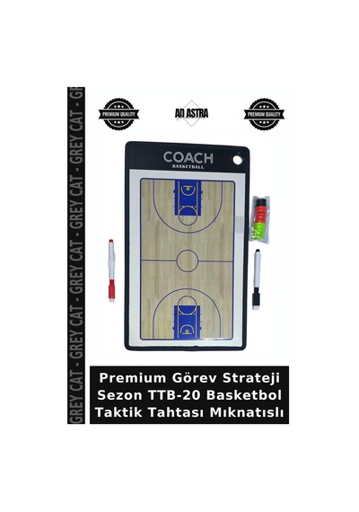 Premium Görev Strateji Sezon Ttb-20 Basketbol Taktik Tahtası Mıknatıslı