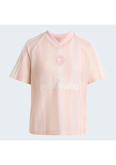 Adidas Originals Summer Glow Knitted Firebird Kadın Pembe Tişört Ky3161