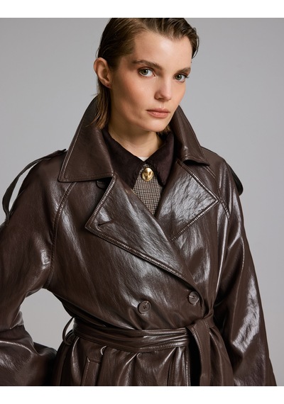 Pierre Cardin Kahverengi Deri Ceket 50329292-vr029