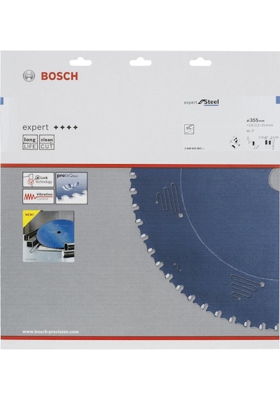 Bosch Expert For Steel 355 x 25.40 MM 90 Diş Daire Testere Bıçağı - 2608643063