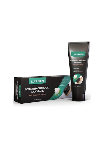 Luis Bien Aktif Karbon Diş Temizleme Tozu 50 G + Diş Macunu 75 ML + Bambu Diş Fırçası