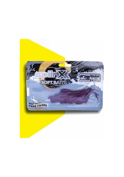 Spiinx Sandworm 6cm 18p Silikon Yem