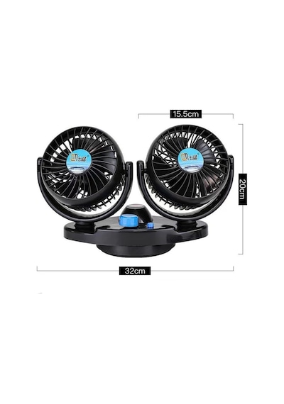 Kamyon Tır Karavan 2 Li Vantilatör Fan Pervane Soğutucu 24v X816