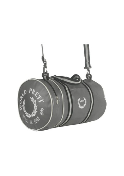 Unisex Gri Silindir Çanta Spor Çantası Haki