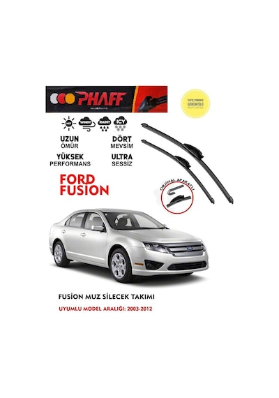 Ford Fusion Silecek Takımı 2004 Model Araca Özel Aparat