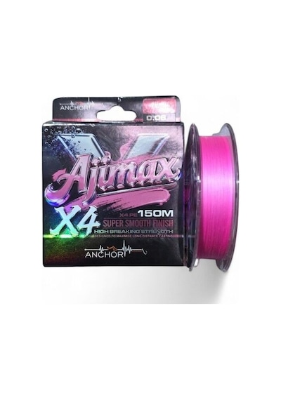 Anchor Ajimax X4 150 Mt Pink - 0.06mm